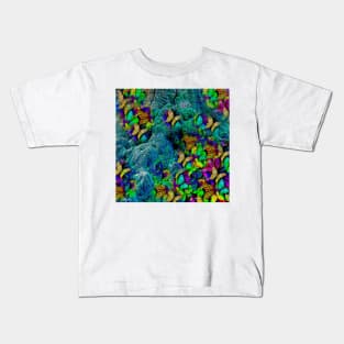 Butterflies and Ancient Tree Root Kids T-Shirt